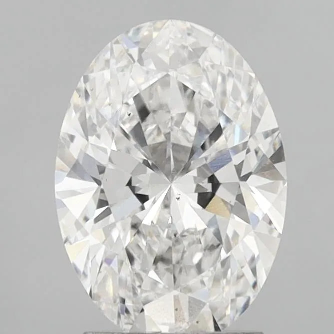 2.52ct Oval Lab Grown Diamond (Colour E, Clarity VS2, IGI Certified)