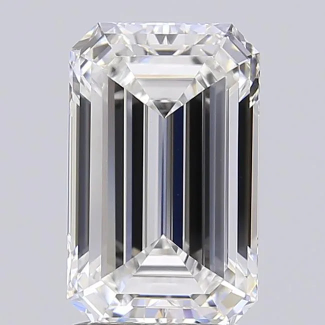 2.53ct Emerald Lab Grown Diamond (Colour E, Clarity VVS2, IGI Certified)