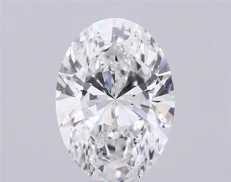 2.53ct Oval Lab Grown Diamond (Colour E, Clarity VS2, IGI Certified)