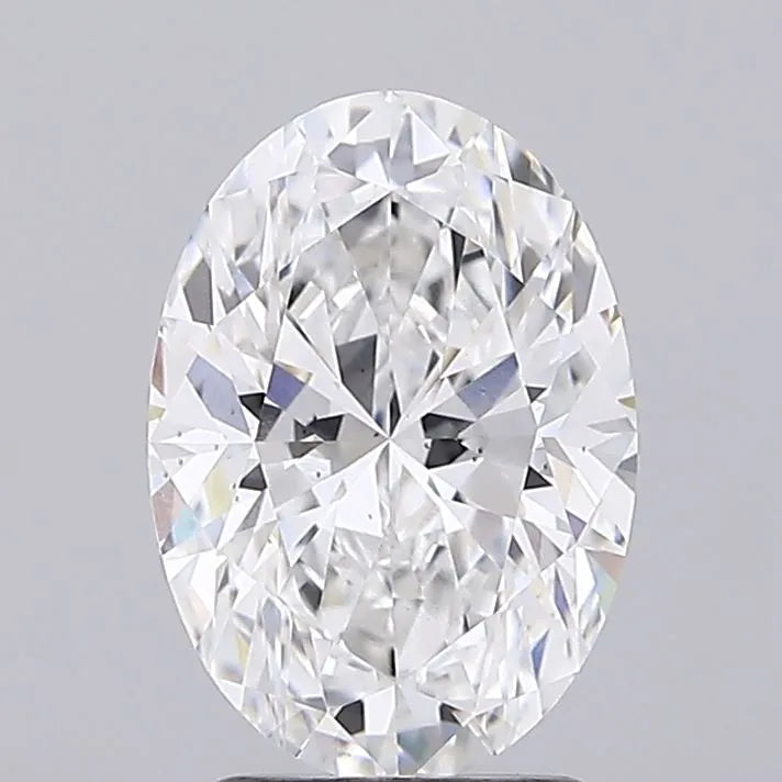 2.53ct Oval Lab Grown Diamond (Colour E, Clarity VS2, IGI Certified)