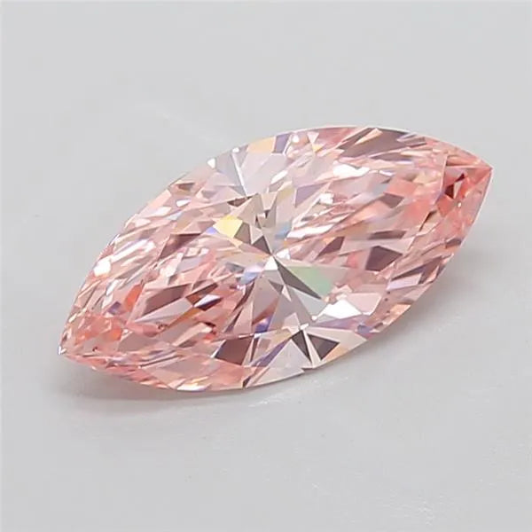 2.54ct Marquise Lab Grown Diamond (Colour Fancy Vivid Pink, Clarity VS1, IGI Certified)