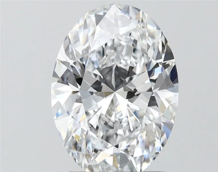 2.54ct Oval Lab Grown Diamond (Colour D, Clarity VVS1, IGI Certified)