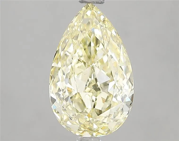 2.57ct Pear Lab Grown Diamond (Colour Fancy Yellow, Clarity VS2, IGI Certified)