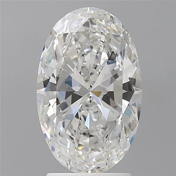 2.58ct Oval Lab Grown Diamond (Colour E, Clarity VVS1, IGI Certified)