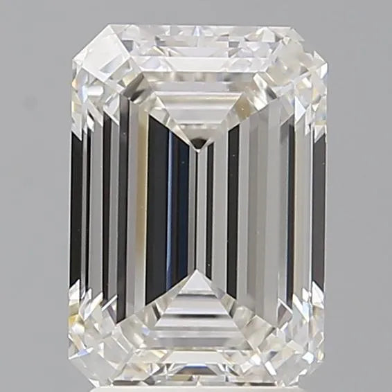 2.59ct Emerald Lab Grown Diamond (Colour G, Clarity VVS2, IGI Certified)