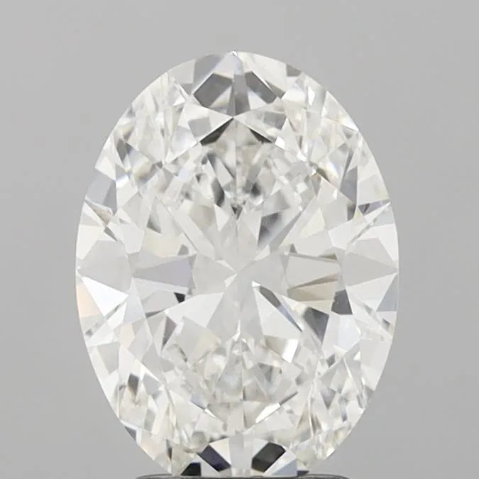 2.60ct Oval Lab Grown Diamond (Colour E, Clarity VVS2, IGI Certified)