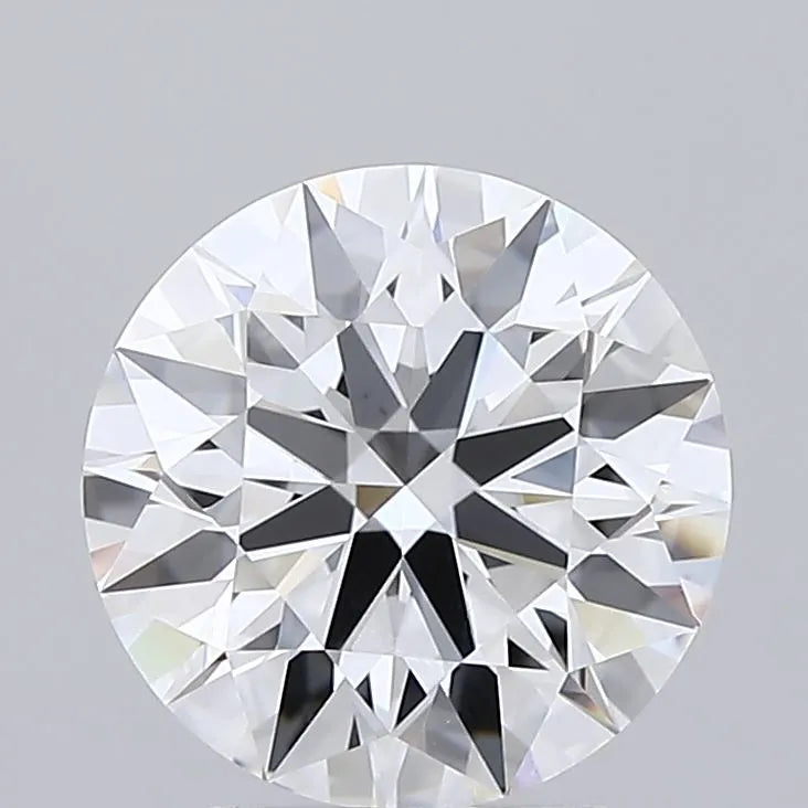 2.66ct Round Lab Grown Diamond (Colour D, Clarity IF, Cut ID, IGI Certified)