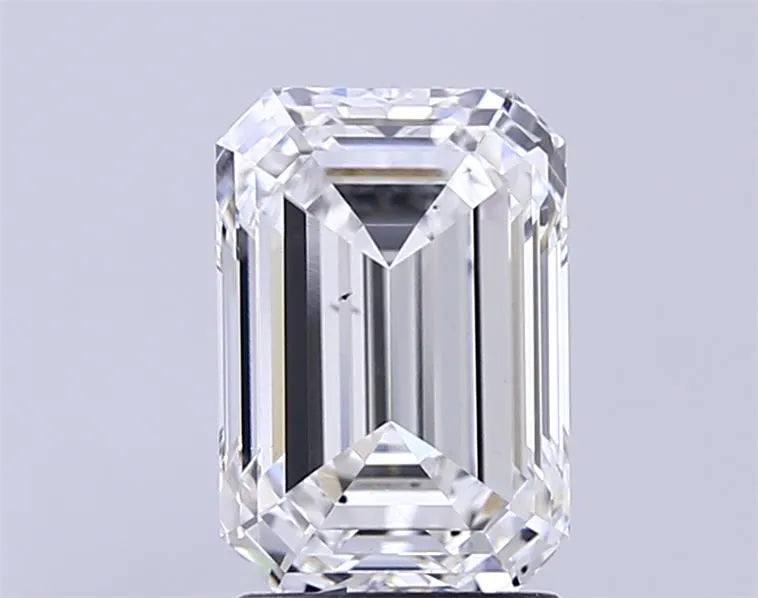 2.70ct Emerald Lab Grown Diamond (Colour E, Clarity SI1, IGI Certified)