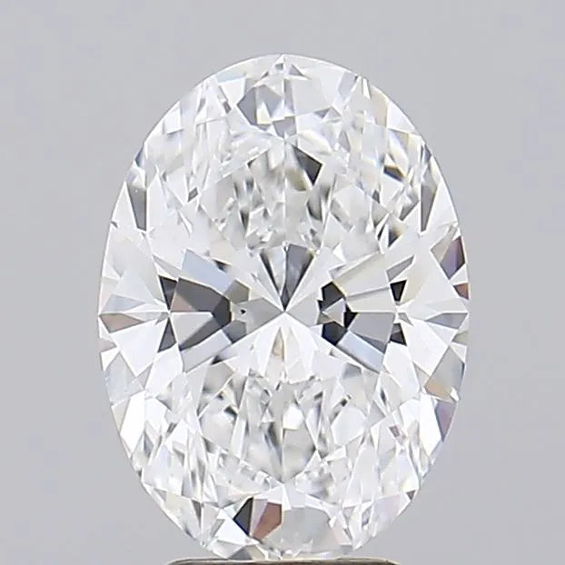 2.71ct Oval Lab Grown Diamond (Colour E, Clarity VVS2, GIA Certified)