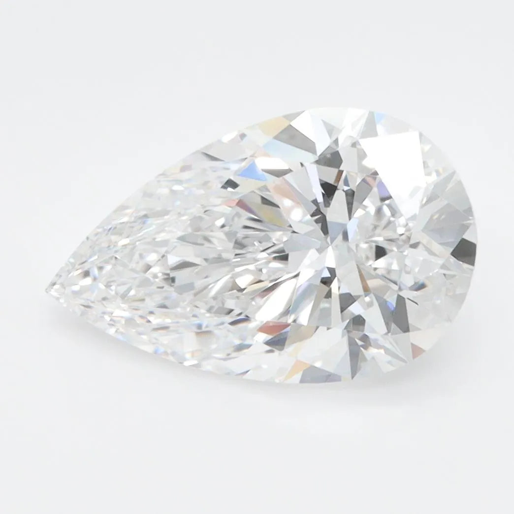 2.71ct Pear Lab Grown Diamond (Colour D, Clarity VVS1, IGI Certified)