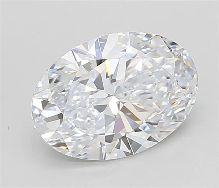 2.75ct Oval Lab Grown Diamond (Colour D, Clarity FL, Cut EX, IGI Certified)