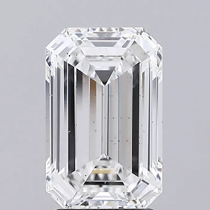 2.90ct Emerald Lab Grown Diamond (Colour E, Clarity SI1, IGI Certified)