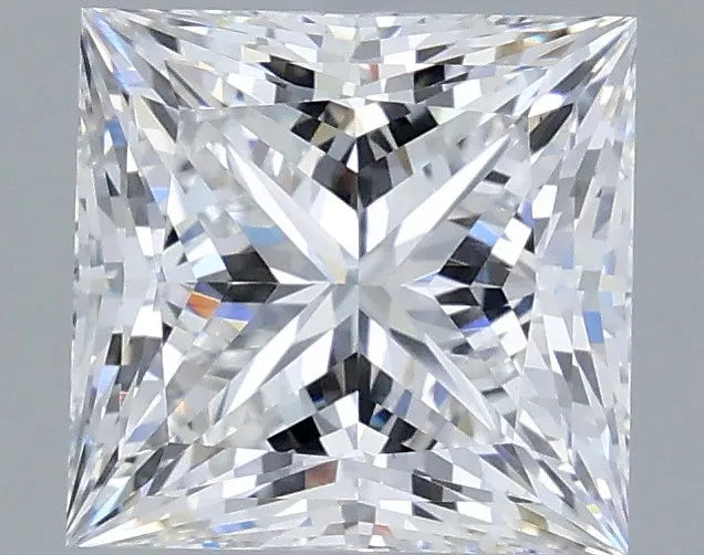 2.91ct Princess Lab Grown Diamond (Colour E, Clarity VVS2, IGI Certified)