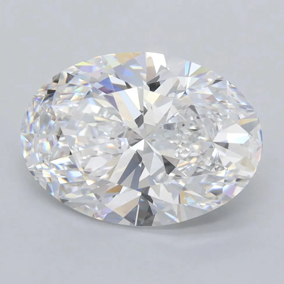 2.93ct Oval Lab Grown Diamond (Colour D, Clarity FL, IGI Certified)