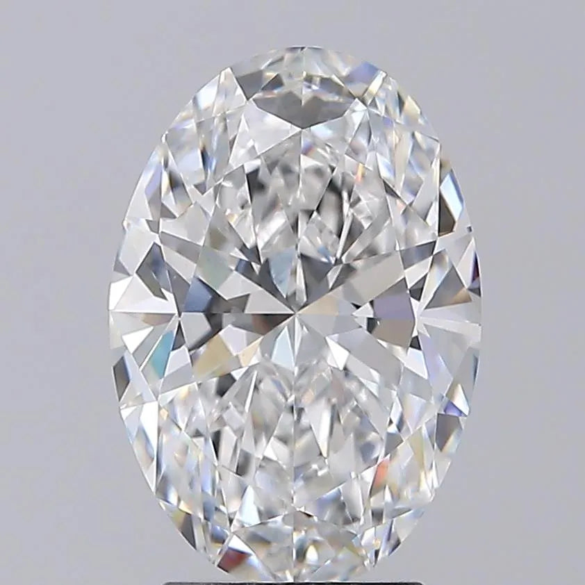 2.97ct Oval Lab Grown Diamond (Colour E, Clarity VVS2, IGI Certified)
