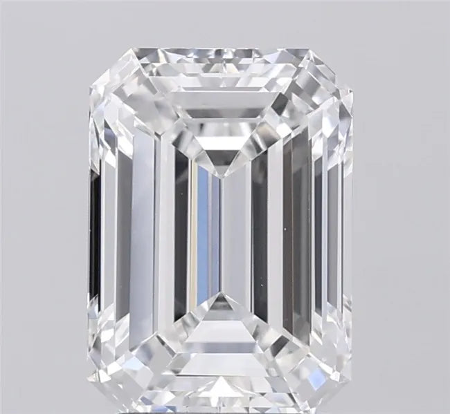 3.00ct Emerald Lab Grown Diamond (Colour F, Clarity VVS2, IGI Certified)