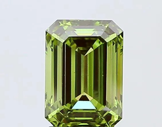 3.00ct Emerald Lab Grown Diamond (Colour Fancy Vivid Green, Clarity VS2, IGI Certified)