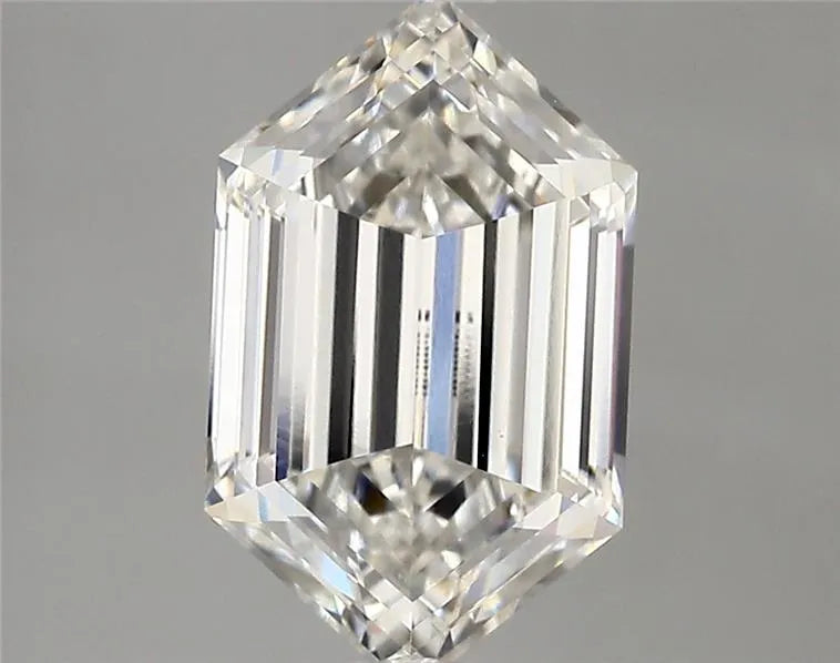 3.00ct Hexagonal Lab Grown Diamond (Colour F, Clarity VVS2, IGI Certified)