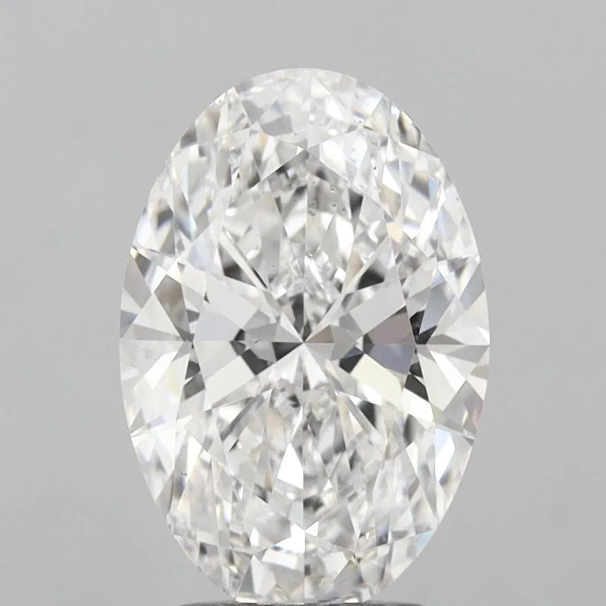 3.00ct Oval Lab Grown Diamond (Colour D, Clarity VS2, IGI Certified)