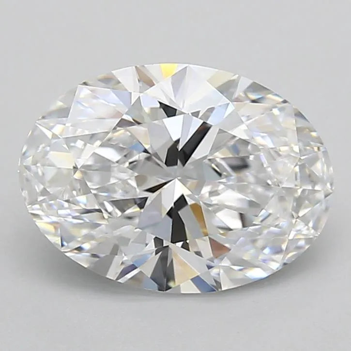 3.00ct Oval Lab Grown Diamond (Colour D, Clarity VVS2, GIA Certified)