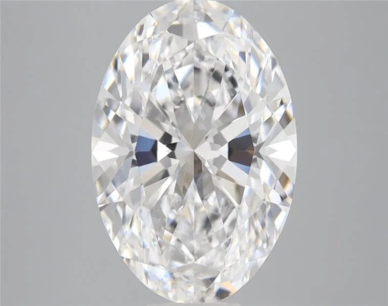 3.00ct Oval Lab Grown Diamond (Colour D, Clarity VVS2, IGI Certified)