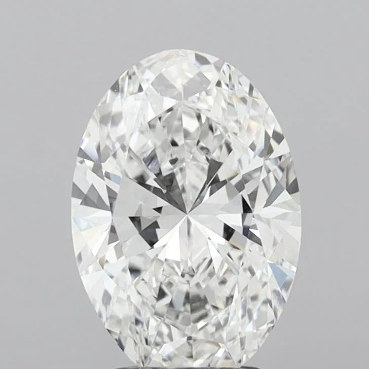 3.00ct Oval Lab Grown Diamond (Colour E, Clarity VVS2, IGI Certified)