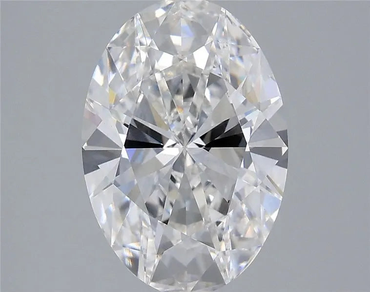 3.00ct Oval Lab Grown Diamond (Colour E, Clarity VVS2, IGI Certified)