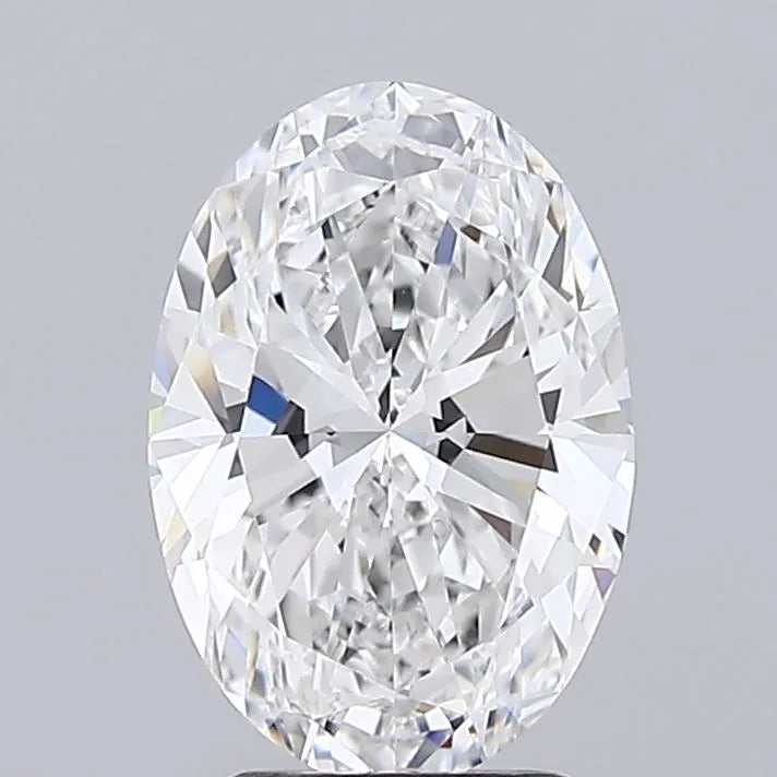 3.00ct Oval Lab Grown Diamond (Colour E, Clarity VVS2, IGI Certified)