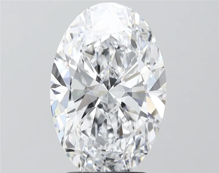 3.00ct Oval Lab Grown Diamond (Colour E, Clarity VVS2, IGI Certified)