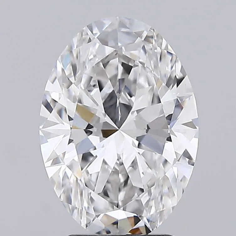 3.00ct Oval Lab Grown Diamond (Colour F, Clarity VVS2, IGI Certified)