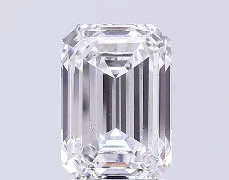3.01ct Emerald Lab Grown Diamond (Colour E, Clarity SI1, IGI Certified)