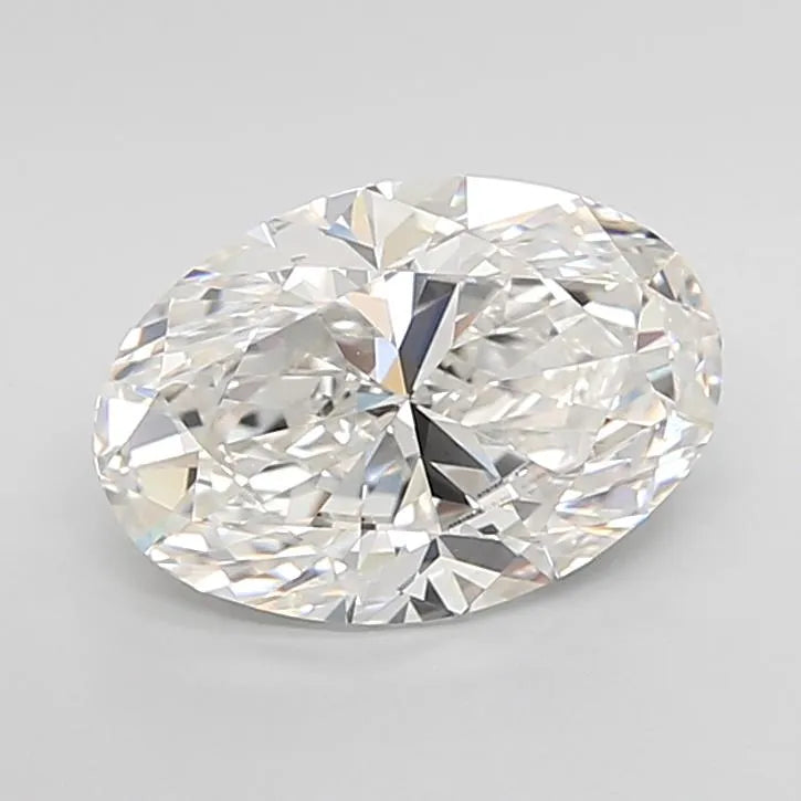 3.01ct Oval Lab Grown Diamond (Colour E, Clarity VVS2, IGI Certified)