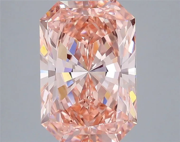 3.01ct Radiant Lab Grown Diamond (Colour Fancy Vivid Pink, Clarity VVS2, IGI Certified)