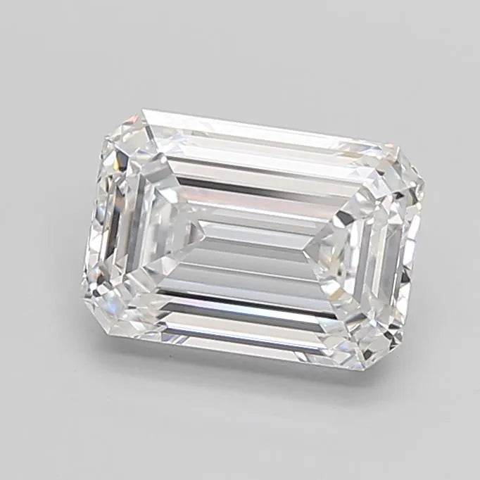 3.02ct Emerald Lab Grown Diamond (Colour D, Clarity IF, Cut EX, IGI Certified)