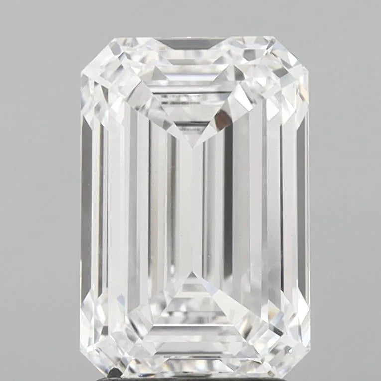 3.02ct Emerald Lab Grown Diamond (Colour D, Clarity VVS2, IGI Certified)