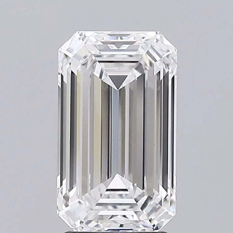 3.02ct Emerald Lab Grown Diamond (Colour E, Clarity VVS2, IGI Certified)