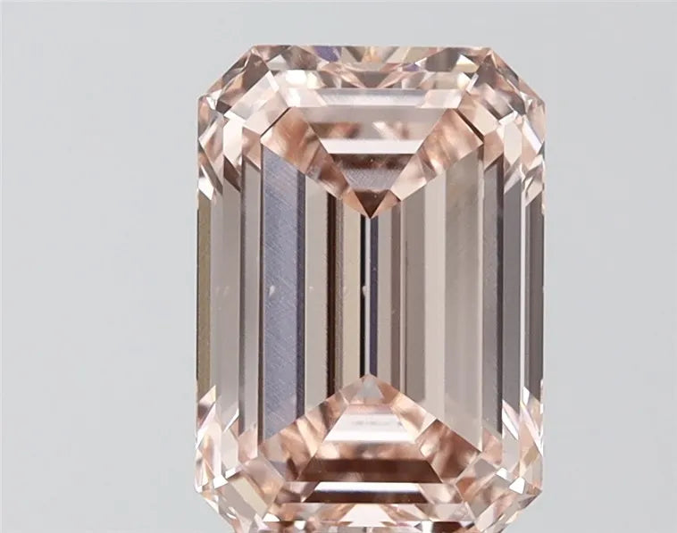 3.02ct Emerald Lab Grown Diamond (Colour Fancy Intense Pink, Clarity VS2, IGI Certified)
