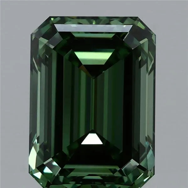 3.02ct Emerald Lab Grown Diamond (Colour Fancy Vivid Green, Clarity VVS1, IGI Certified)