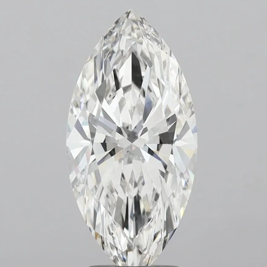 3.02ct Marquise Lab Grown Diamond (Colour F, Clarity VVS2, IGI Certified)