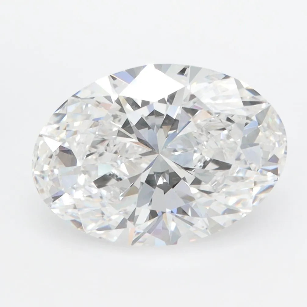 3.02ct Oval Lab Grown Diamond (Colour D, Clarity VVS1, IGI Certified)
