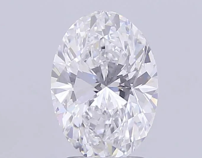 3.02ct Oval Lab Grown Diamond (Colour D, Clarity VVS2, IGI Certified)