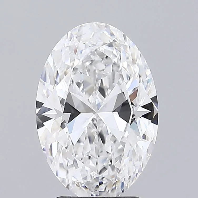 3.02ct Oval Lab Grown Diamond (Colour E, Clarity VS2, IGI Certified)
