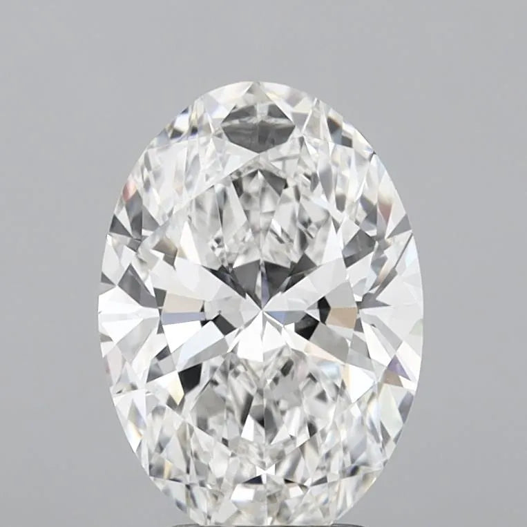 3.02ct Oval Lab Grown Diamond (Colour E, Clarity VVS2, IGI Certified)