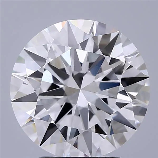 3.02ct Round Lab Grown Diamond (Colour D, Clarity FL, Cut ID, IGI Certified)