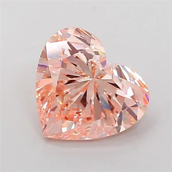 3.04ct Heart Lab Grown Diamond (Colour Fancy Pink, Clarity VS1, IGI Certified)