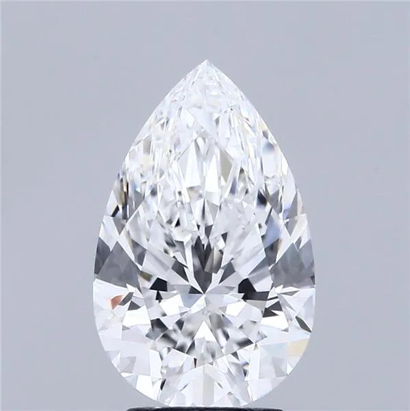 3.07ct Pear Lab Grown Diamond (Colour E, Clarity VVS1, IGI Certified)