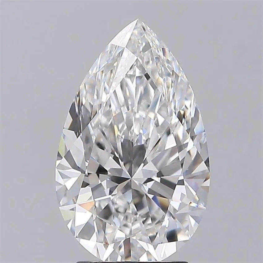 3.07ct Pear Lab Grown Diamond (Colour E, Clarity VVS2, IGI Certified)