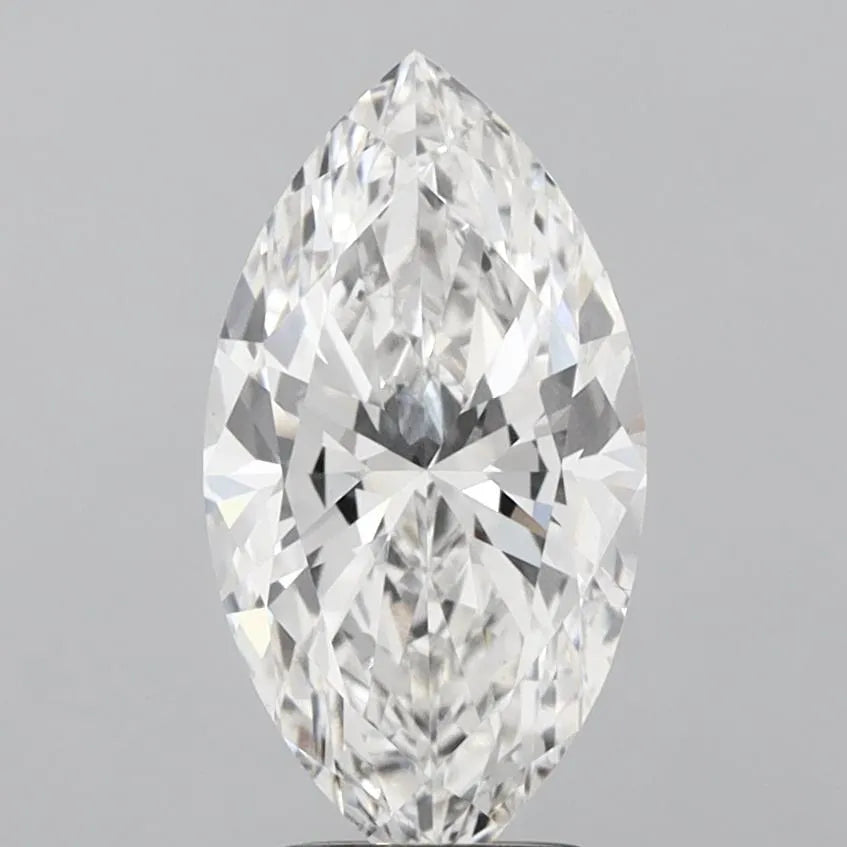 3.08ct Marquise Lab Grown Diamond (Colour F, Clarity VVS2, IGI Certified)