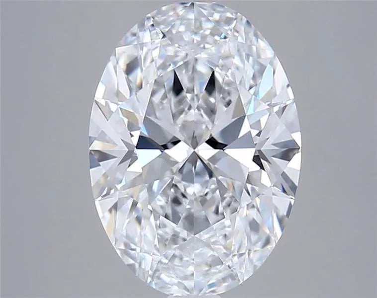 3.08ct Oval Lab Grown Diamond (Colour D, Clarity VVS1, IGI Certified)
