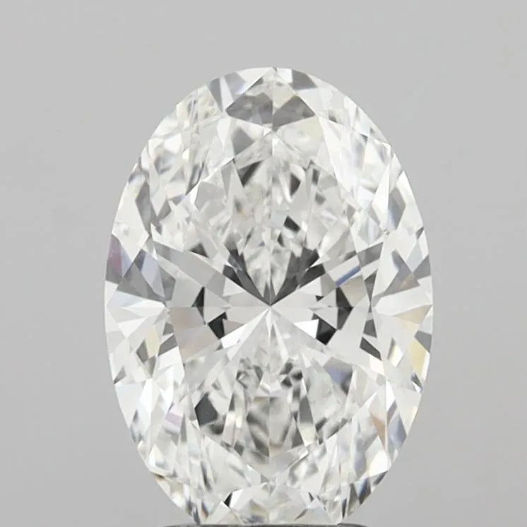 3.08ct Oval Lab Grown Diamond (Colour E, Clarity VVS2, IGI Certified)